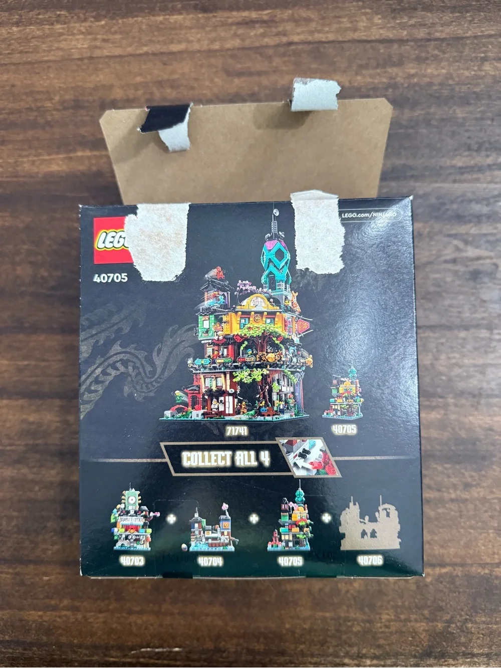 LEGO NINJAGO Micro City Gardens Building Set - Green, Yellow, Red, Blue